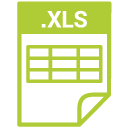 XLS ikonėlė